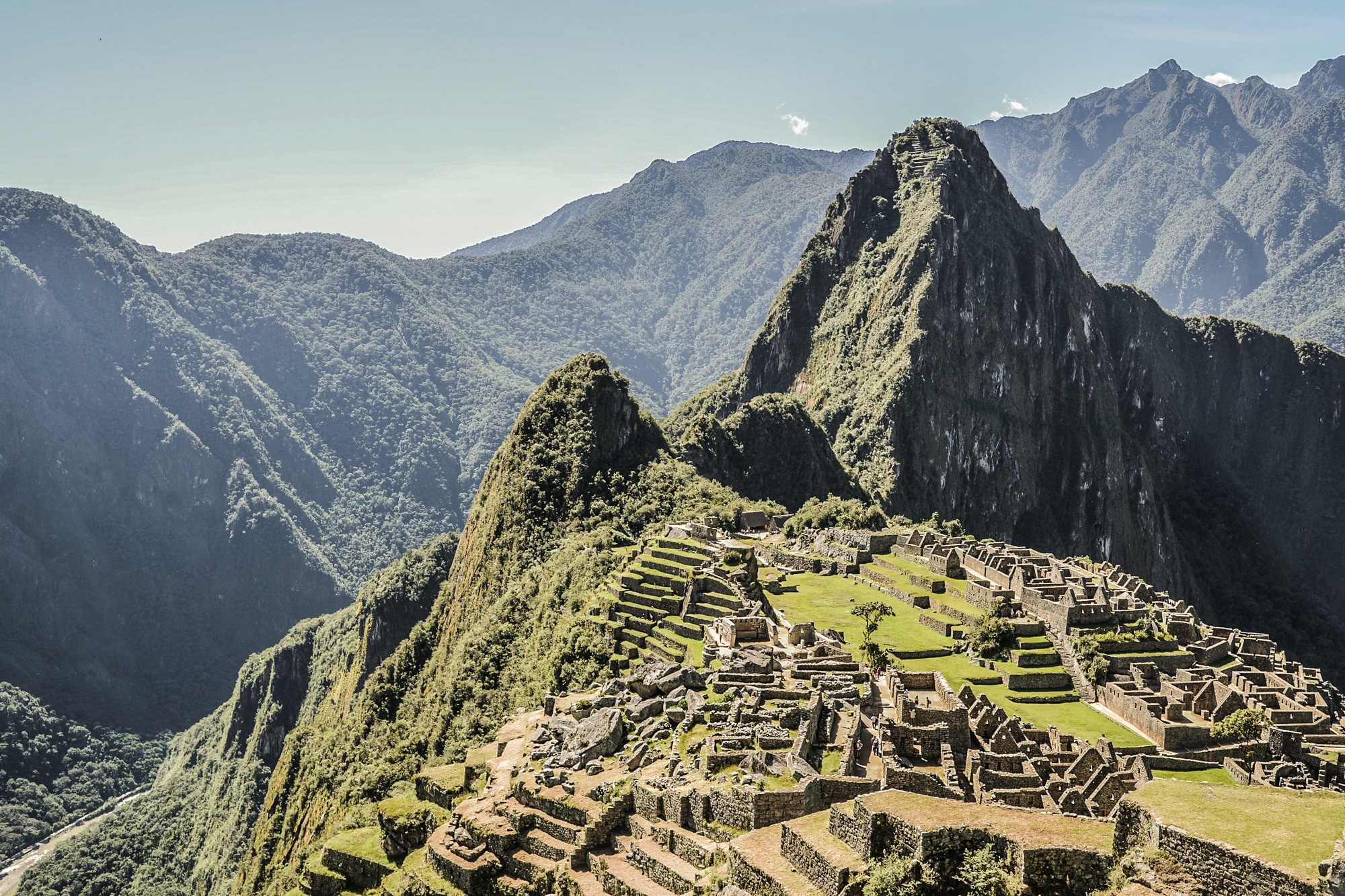 Vue du Machu Picchu au Pérou
