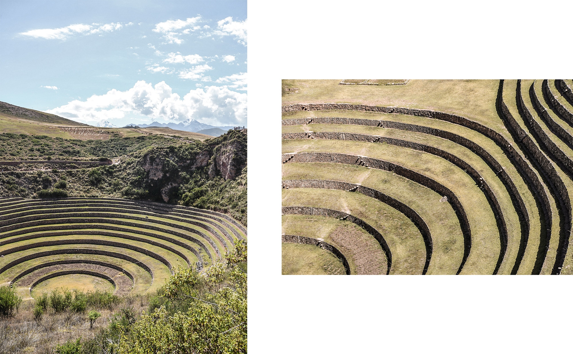 Le site archéologique de Moray au Pérou dans la vallée sacrée