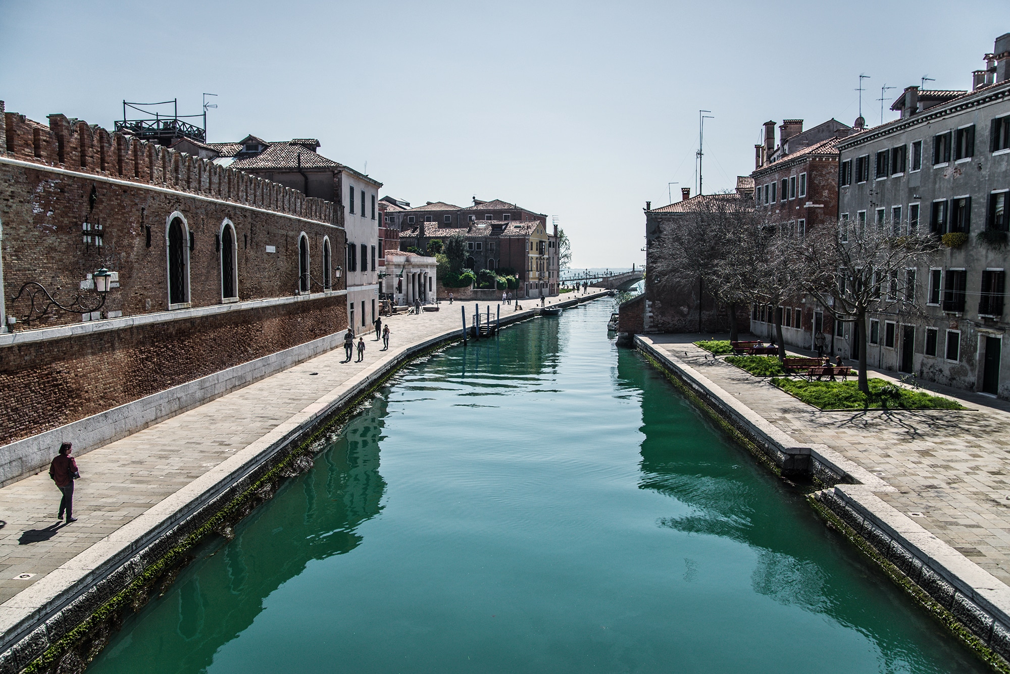 L'Arsenal et le canal san marco à venise en italie