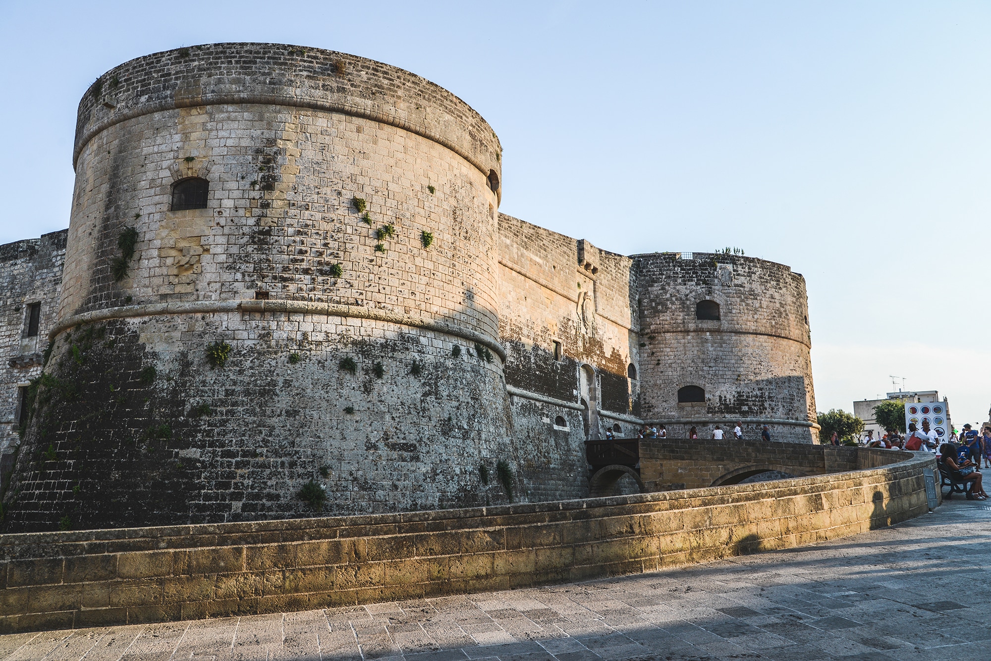 Le fort d'Otranto dans les pouilles en Italie