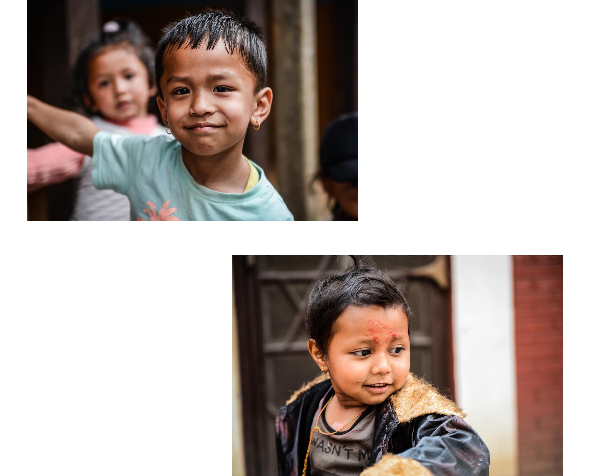 Des enfants à Bandipur au Népal