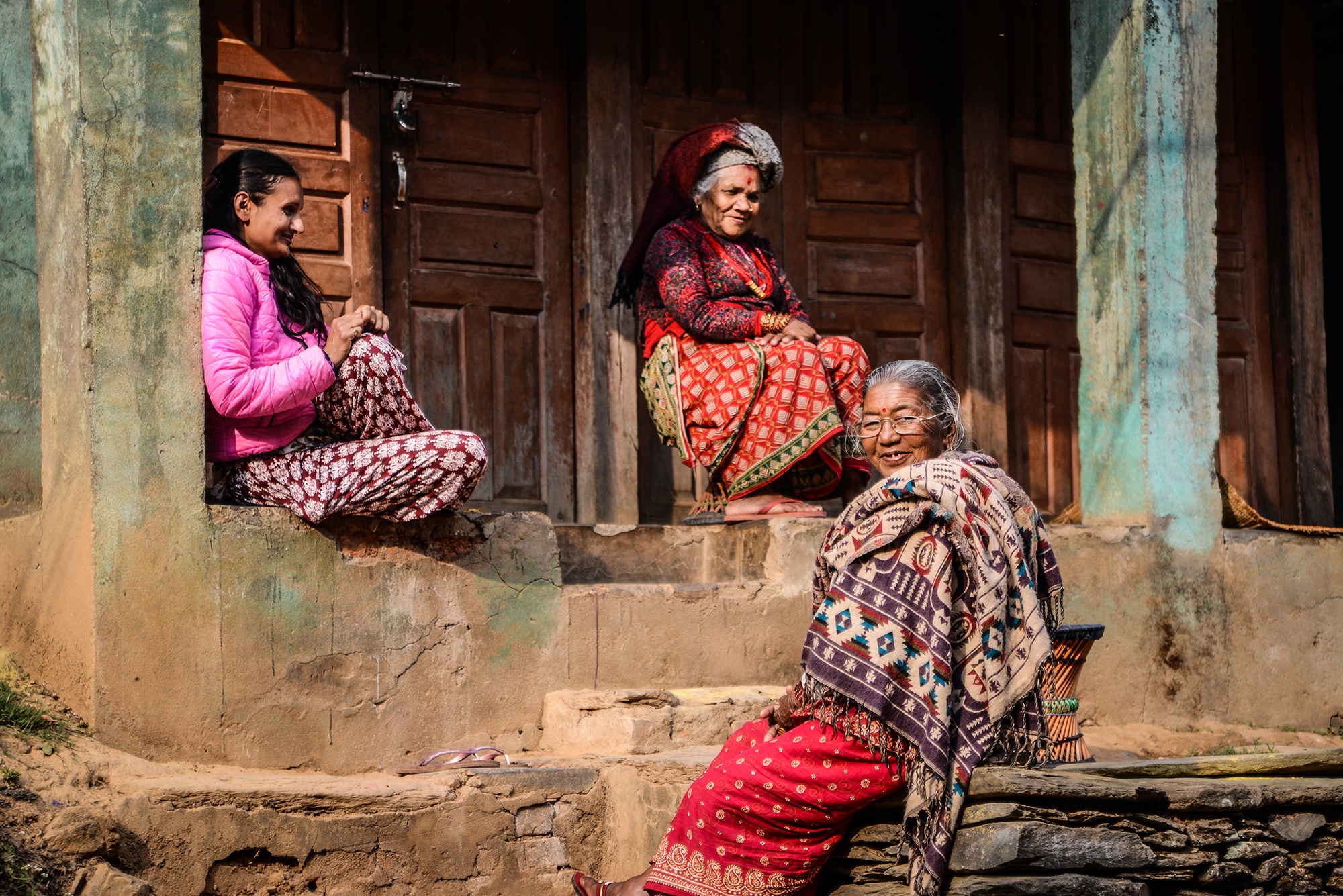 Des femmes à Bandipur au Népal