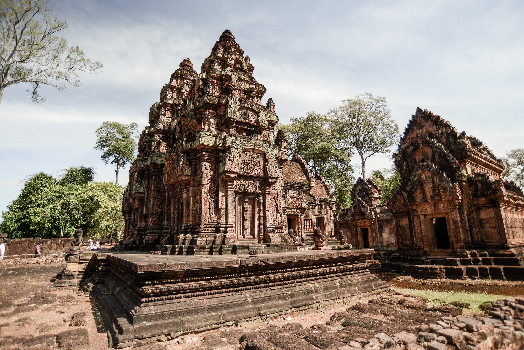 Banteay Srei à angkor au cambodge
