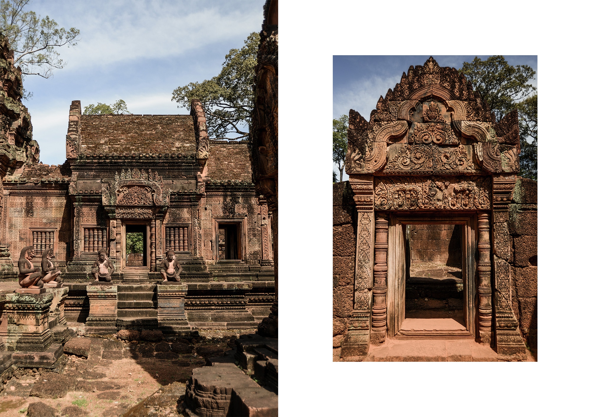 Banteay Srey à Angkor au Cambodge