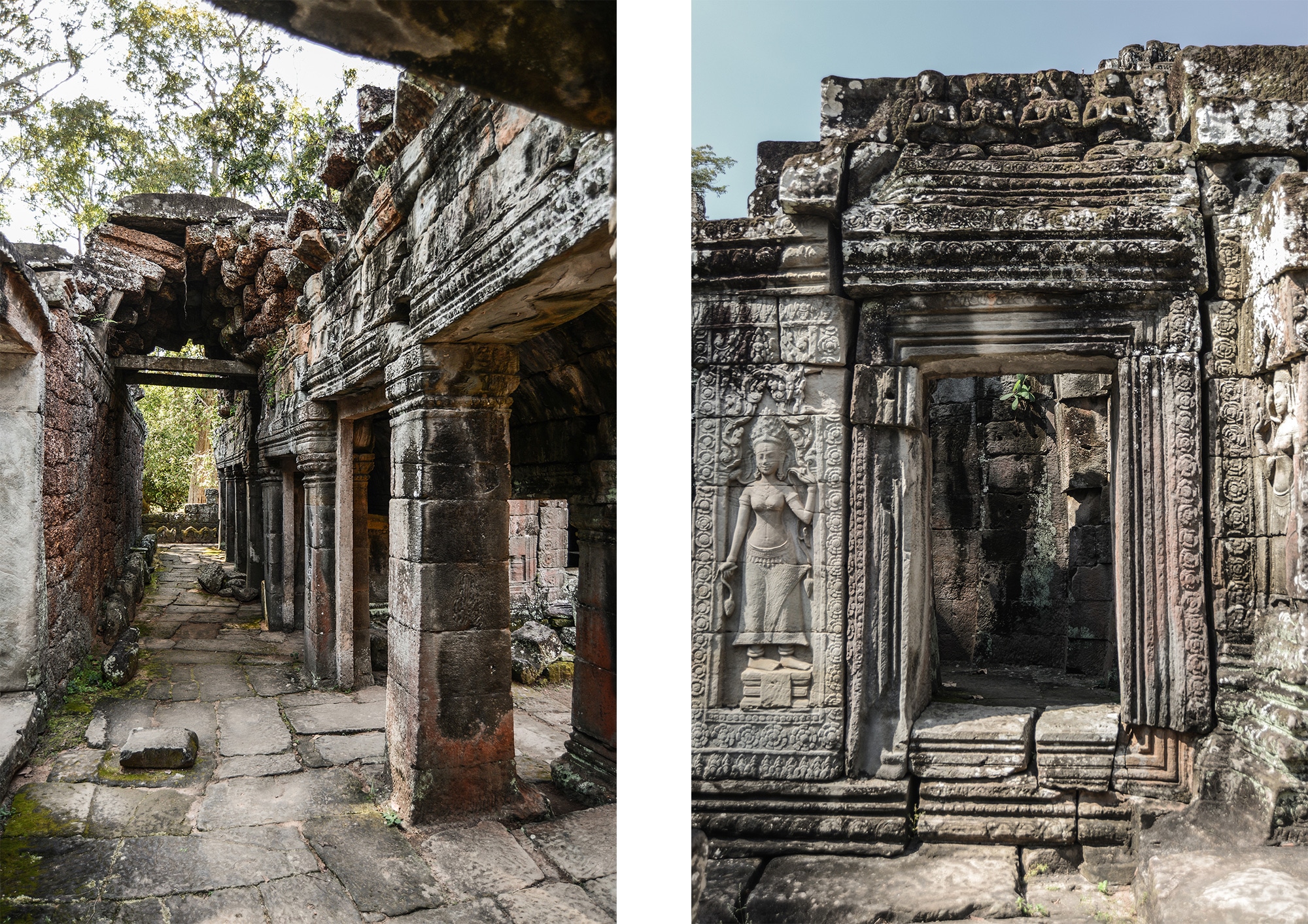 Le temple Banteay Kdei à Angkor au Cambodge