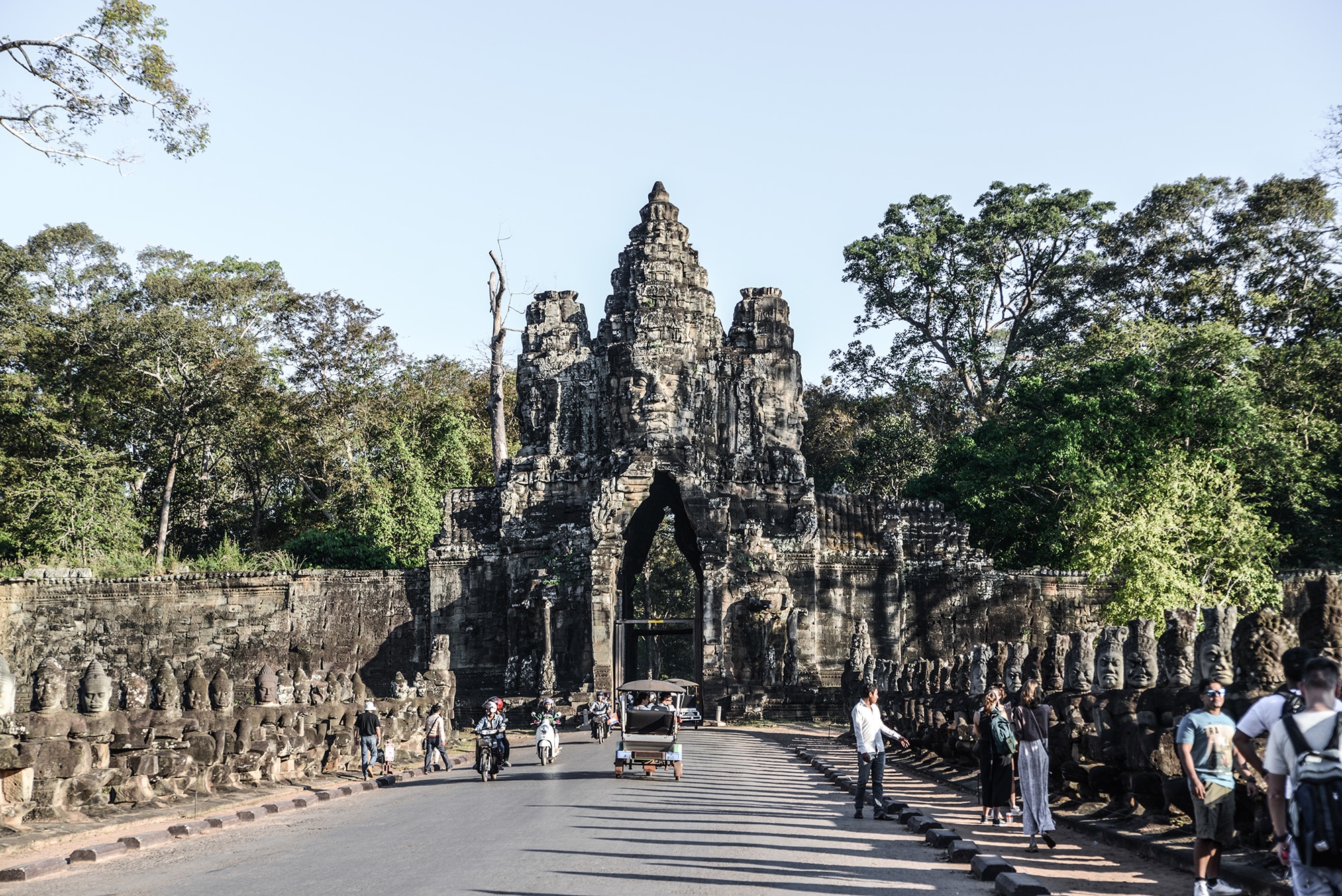 Le temple Bayon à Angkor au Cambodge
