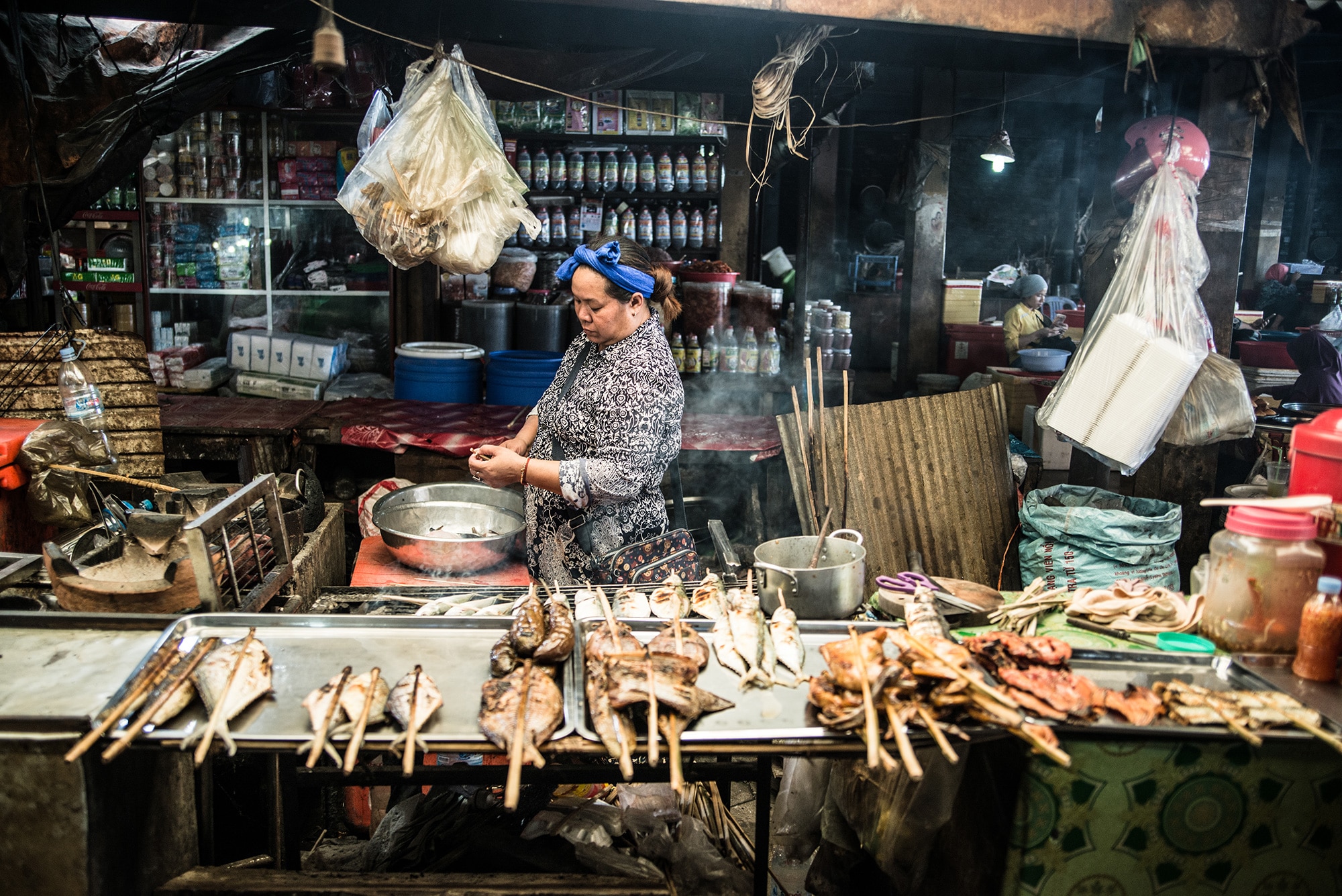 Le marché aux crabes de Kep au Cambodge