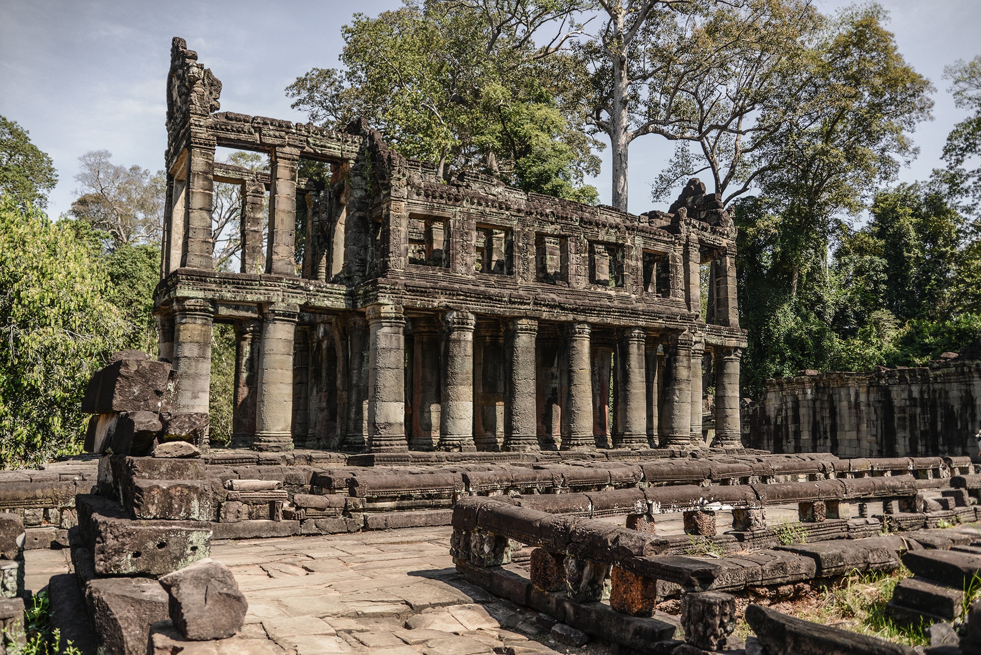 Le temple Preah Khan à Angkor au Cambodge