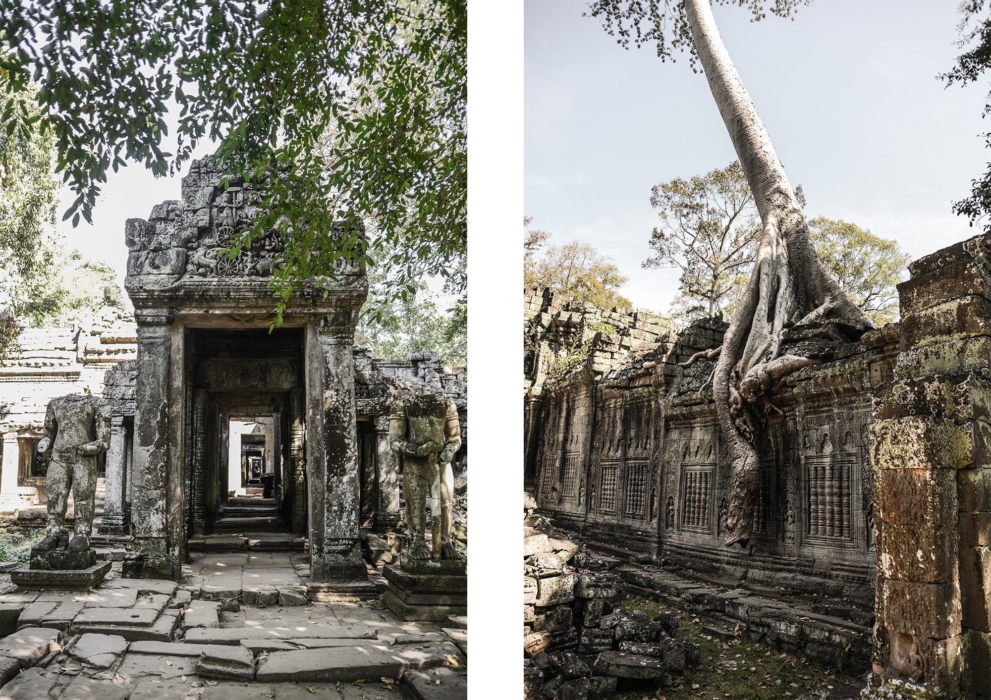 Le temple Preah Khan à Angkor au Cambodge