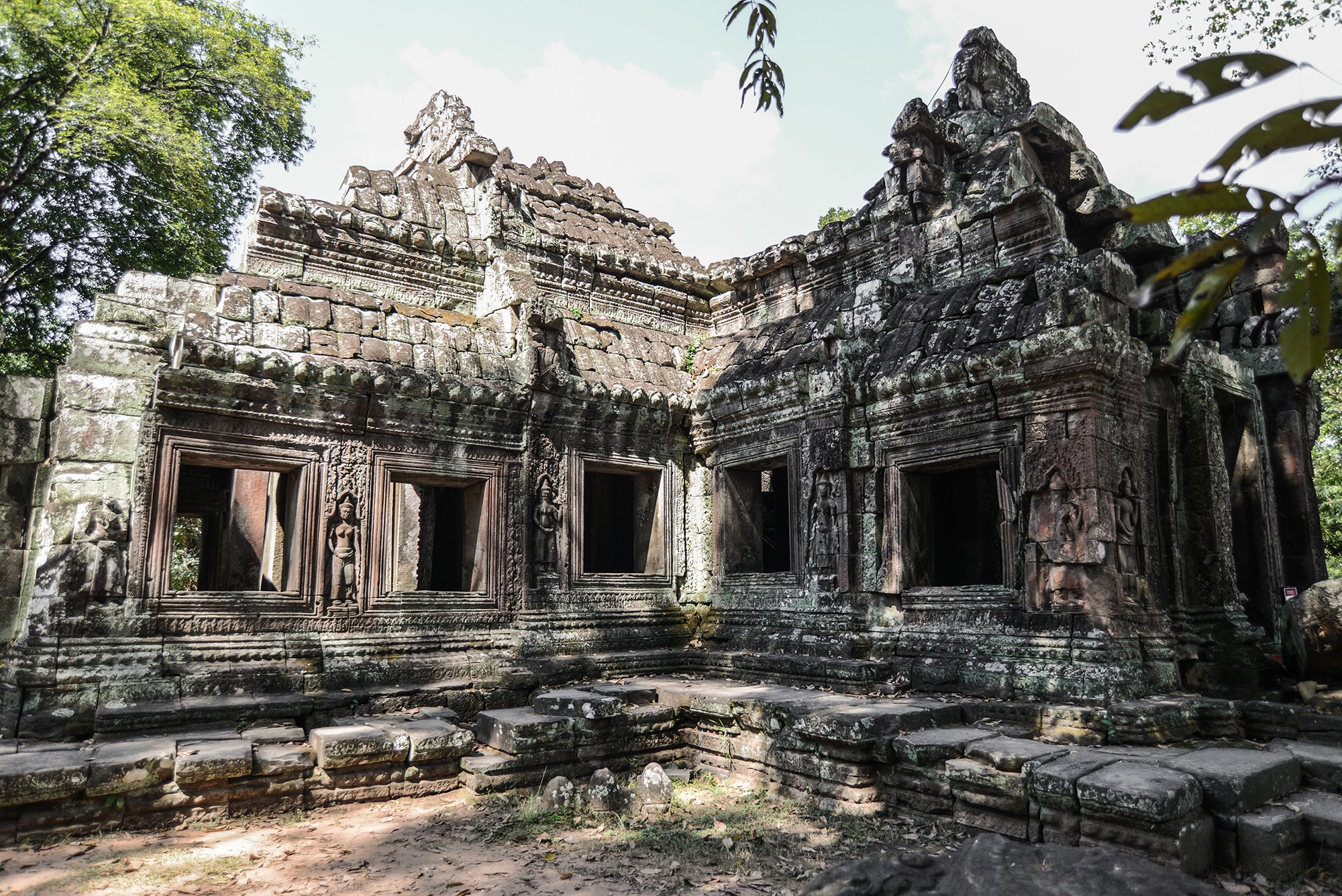 Le temple Ta Prohm, le temple de Tomb Raider à Angkor au Cambodge