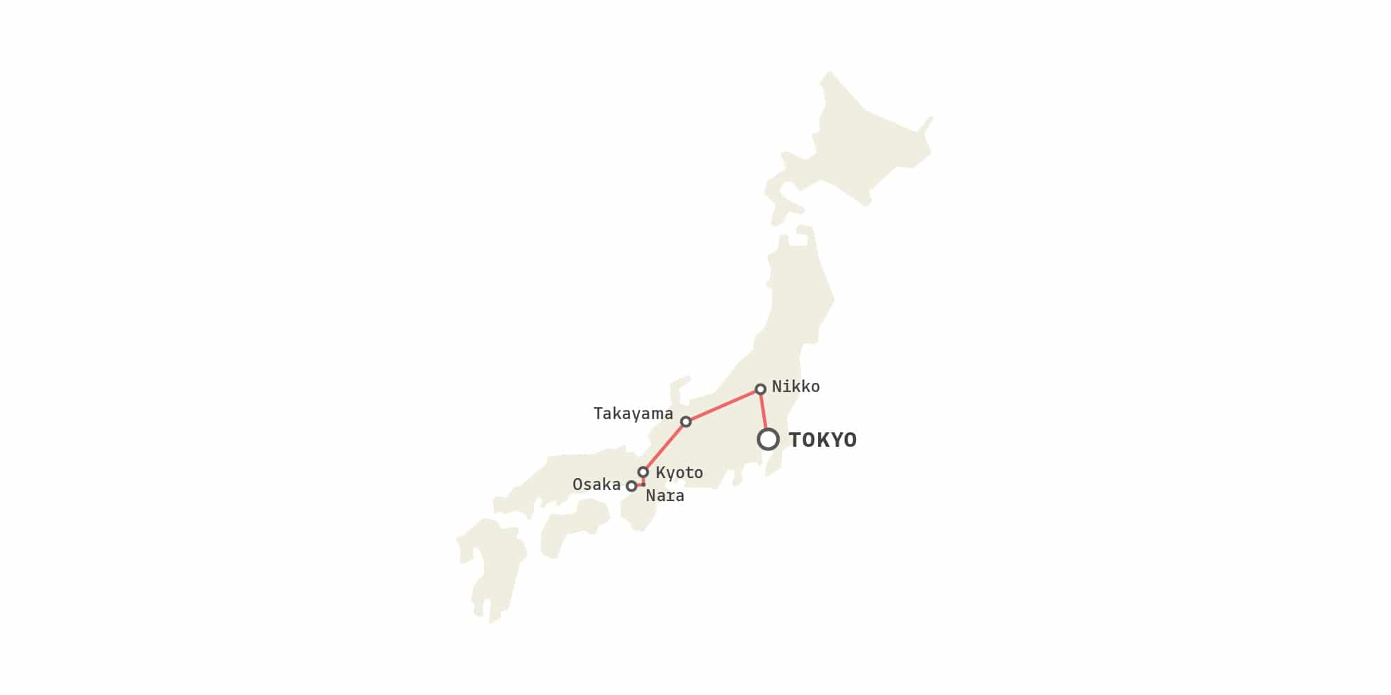 Itinéraire de 15 jours au Japon