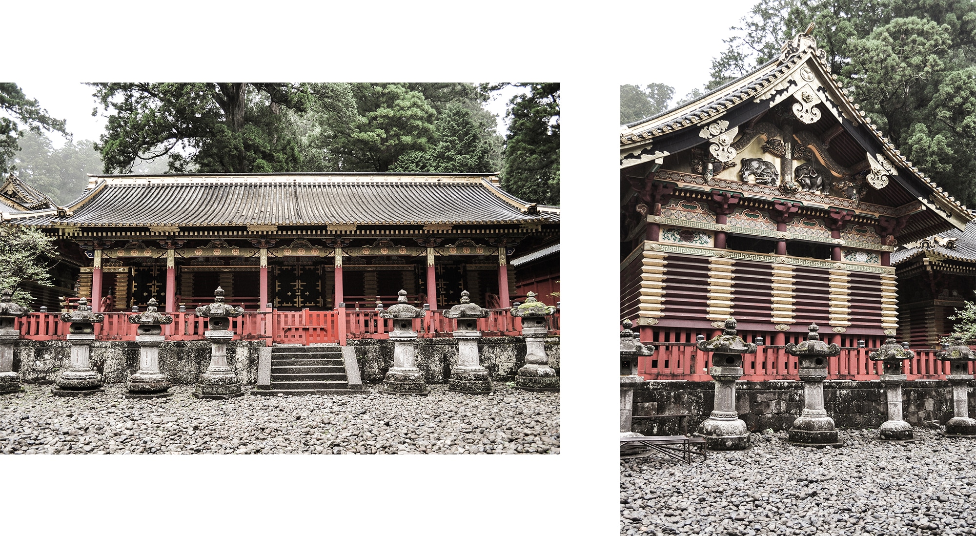 Temple du parc national de Nikko au Japon