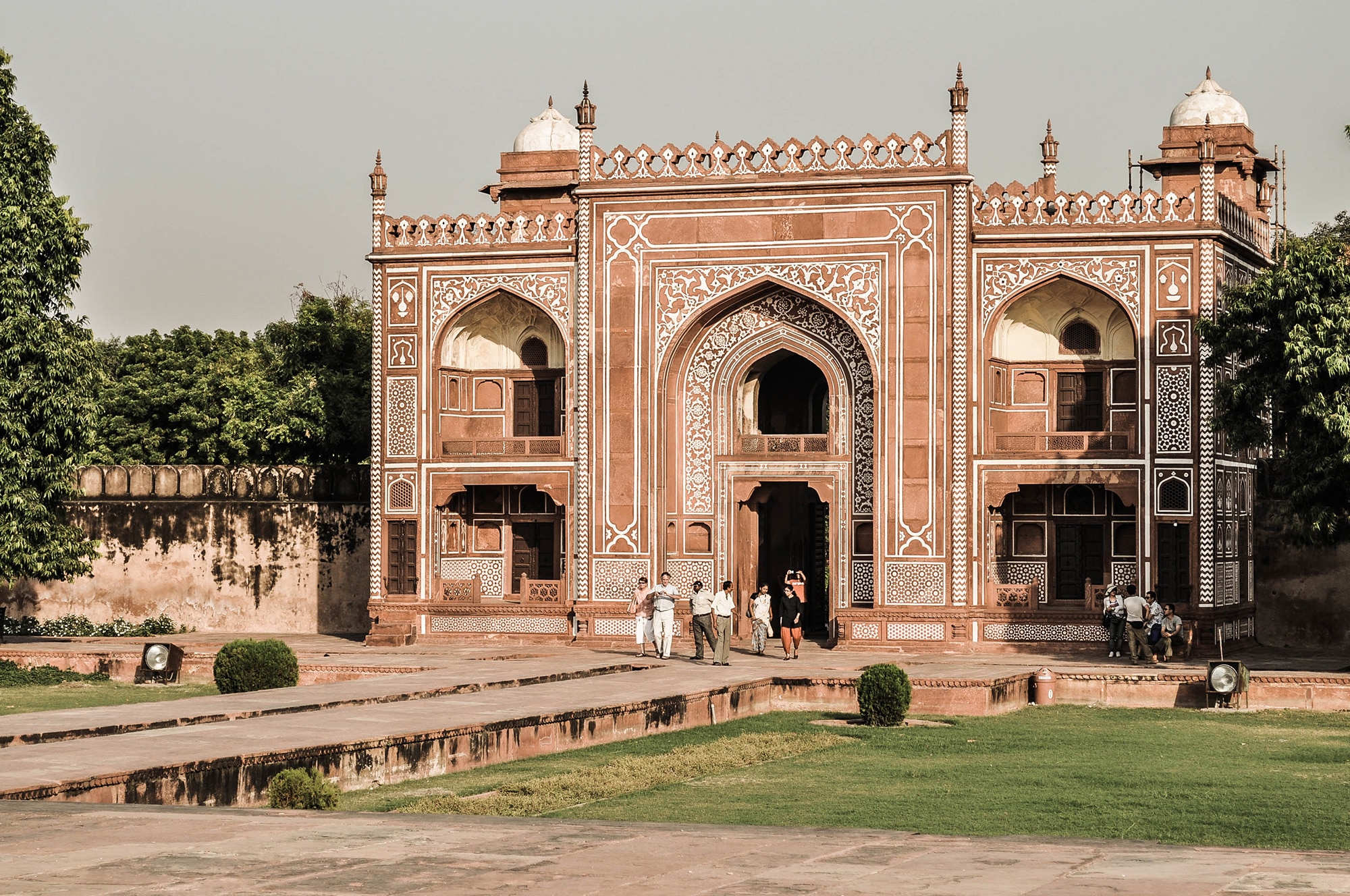 Le Mausolée d'Itimâd-ud-Daulâ à Agra en Inde