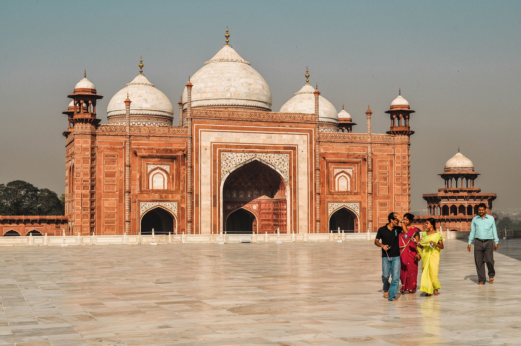 Bâtiment du Taj Mahal à Agra en Inde