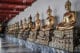Buddhas du Wat Pho à Bangkok en Thaïlande
