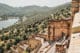 Vue sur le lac depuis le fort Amber à Jaipur en Inde