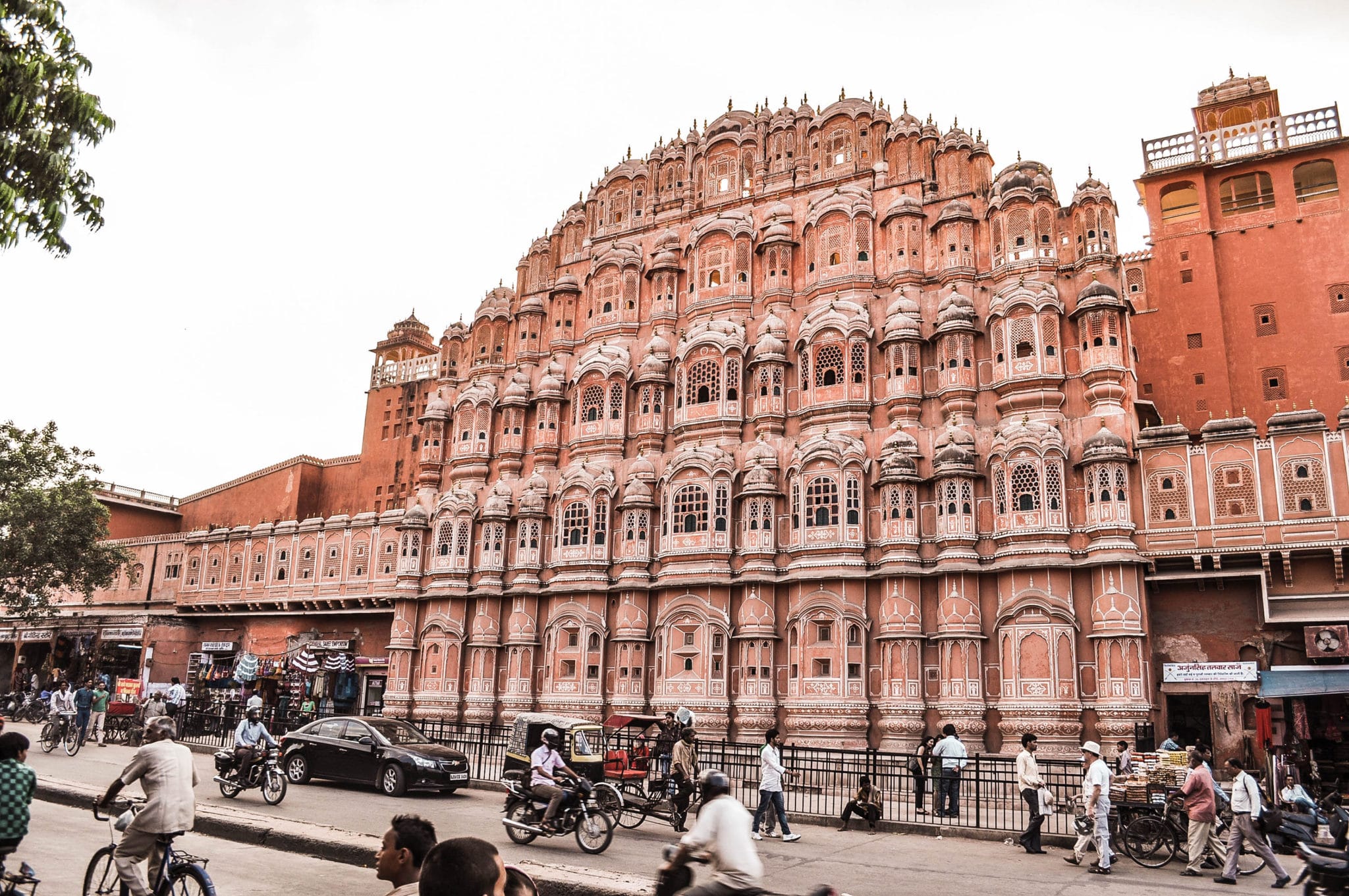 Le palais des vents, le Hawa Mahal à Jaipur en Inde
