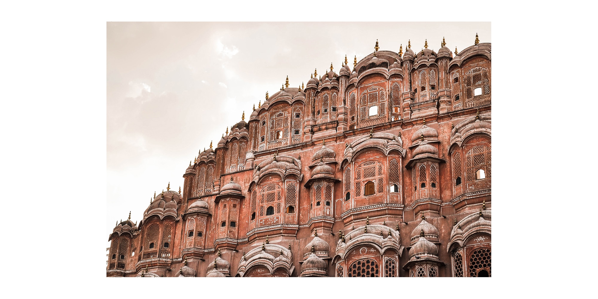 Le palais des vents, le Hawa Mahal à Jaipur en Inde