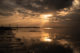 coucher de soleil sur la plage de Gili Air