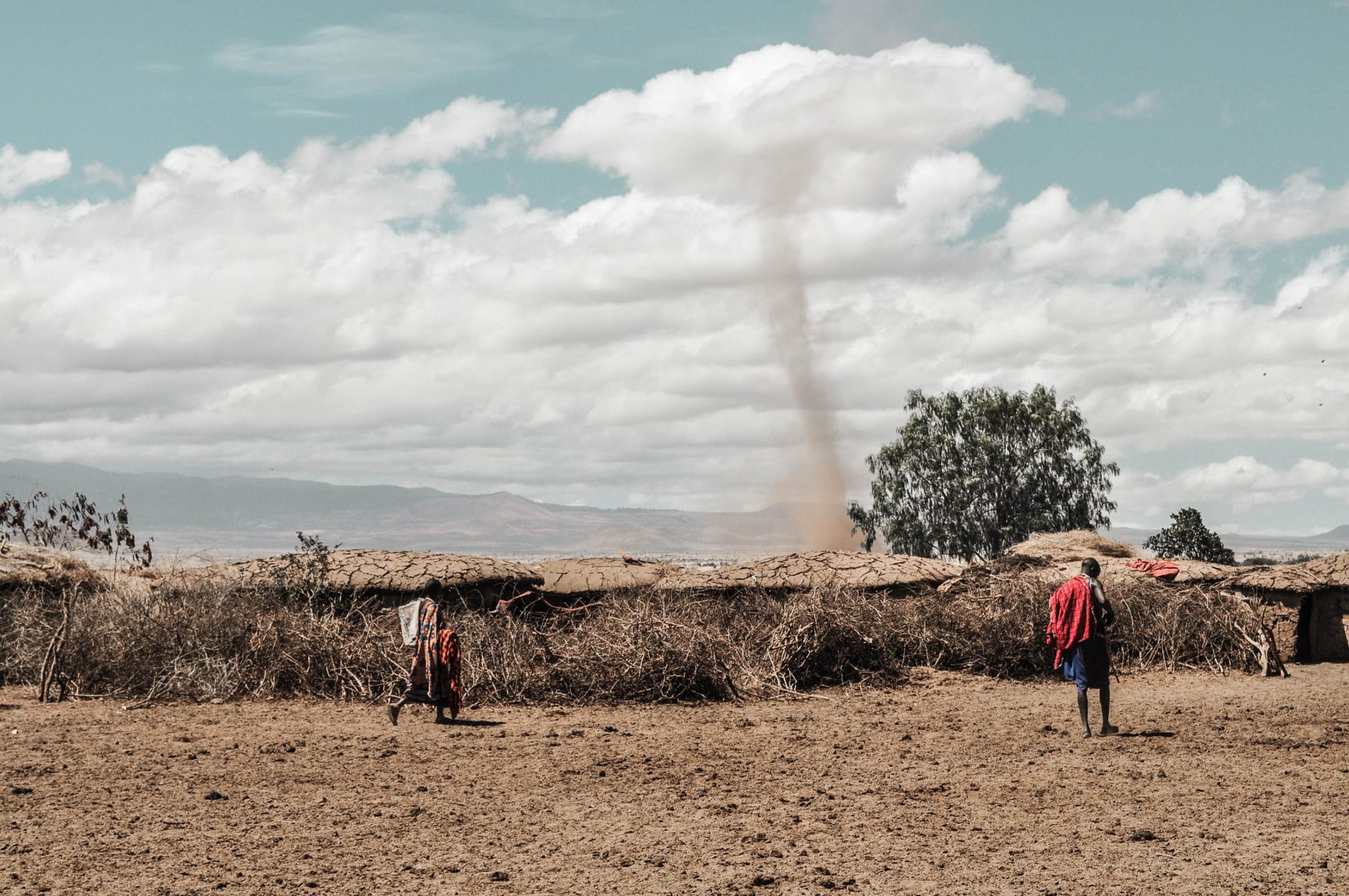 Village massai à Amboseli au Kenya
