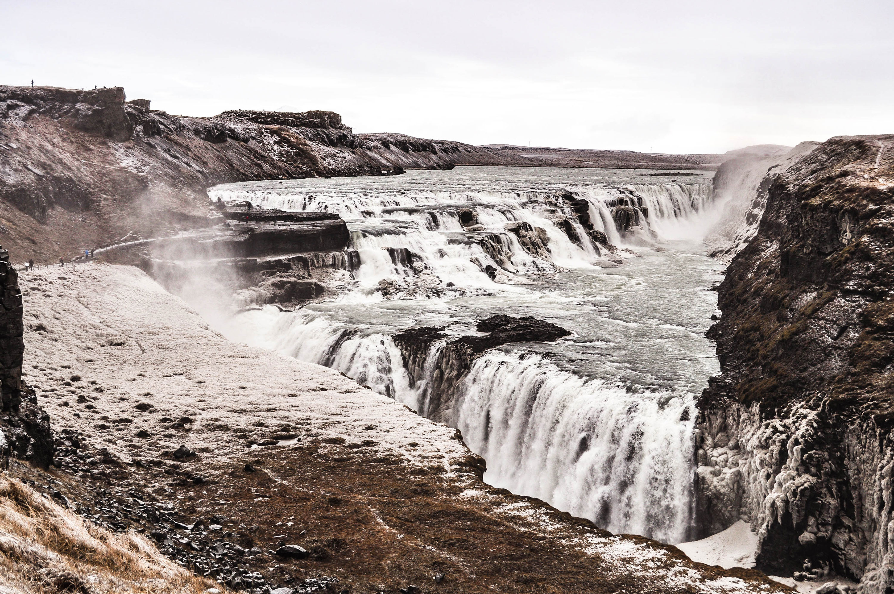 Gullfoss waterfall en Islande.