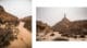 Le castildetierra dans le désert des Bardenas Reales en Espagne
