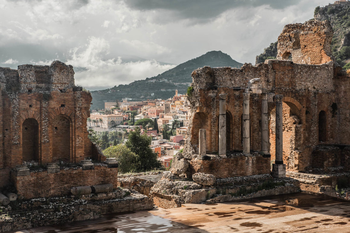 théâtre antique grec à taormina