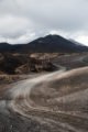 chemin sur le volcan etna