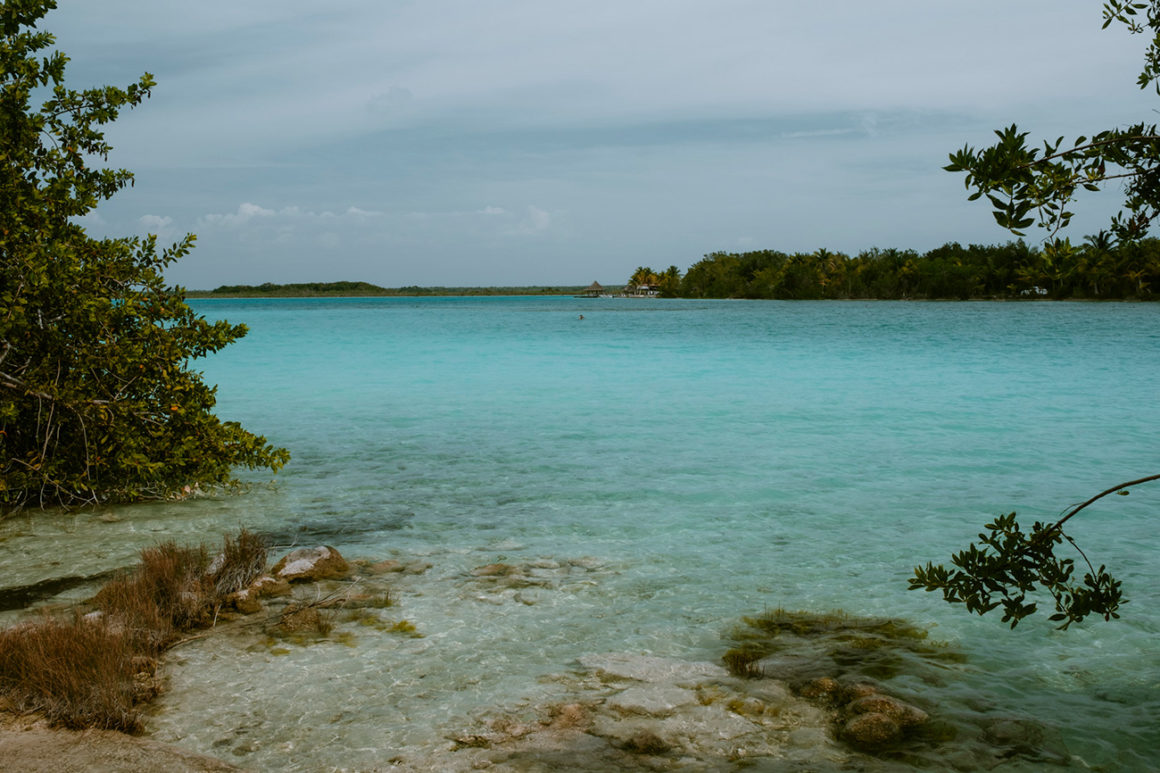 lagune de sac-ha bacalar yucatan mexique