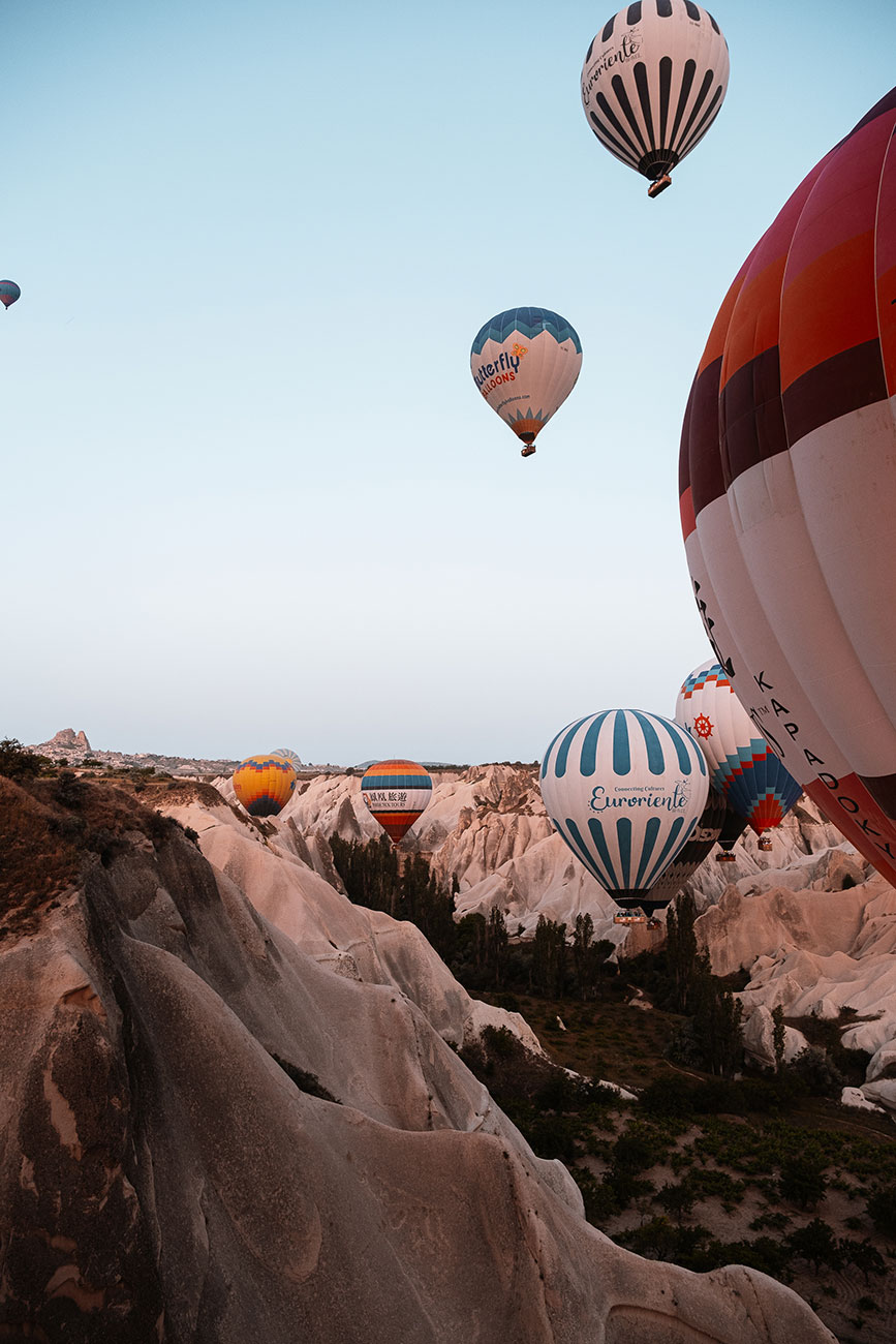 visiter la cappadoce - vol en montgolfière