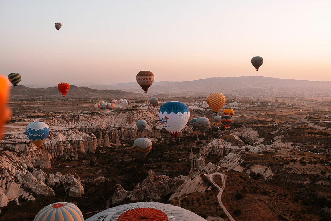 visiter la cappadoce - vol en montgolfière