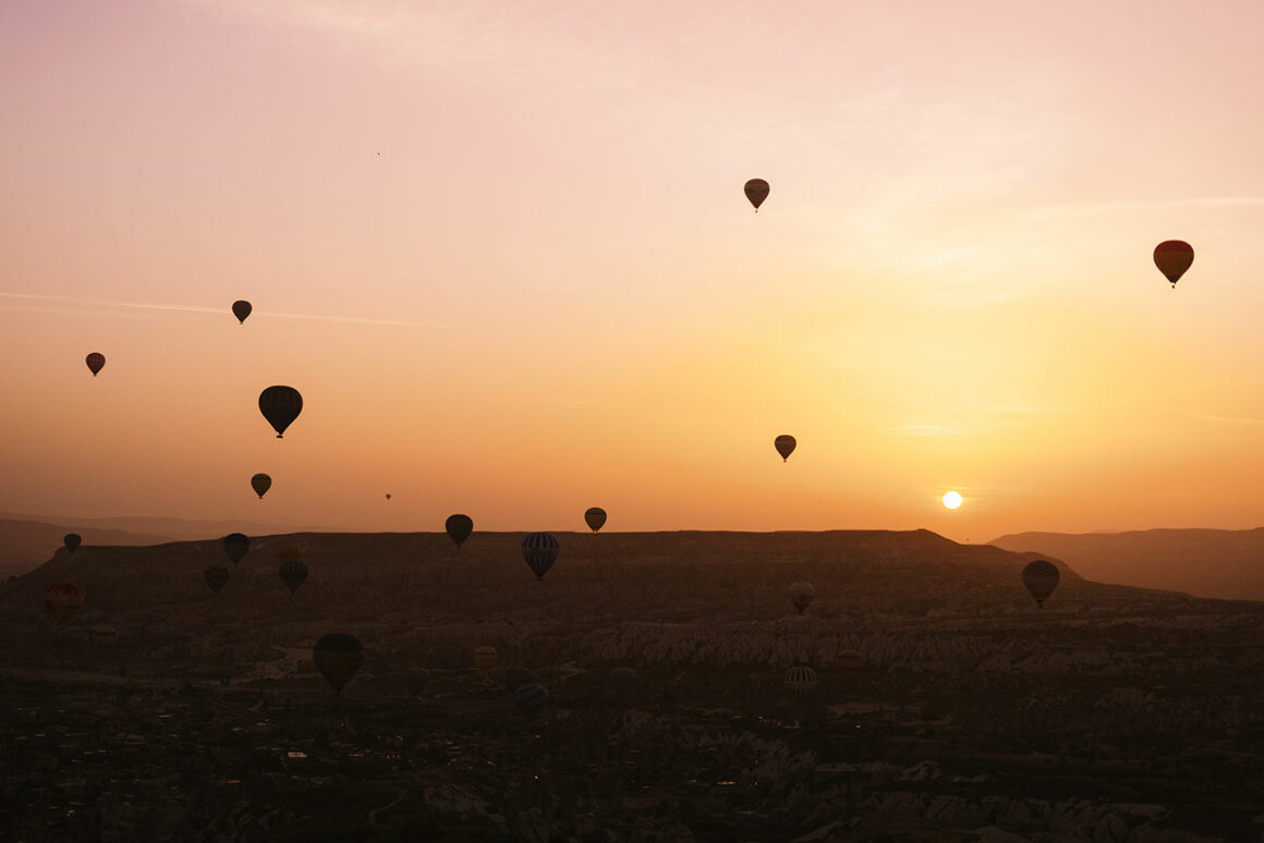 visiter la cappadoce - vol en montgolfière